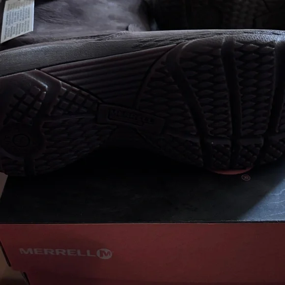 Merrell Dark Brown Shearling-Lined Winter Boots - Picture 3 of 5